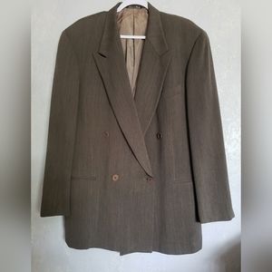 Giorgio Armani Brown Suit Jacket Blazer Size 42.5
